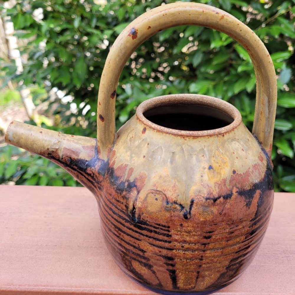 Vintage 1982 Studio Signed Art Pottery Tea Pot - Picture 5 of 13
